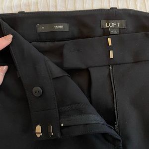 Loft skinny black pants